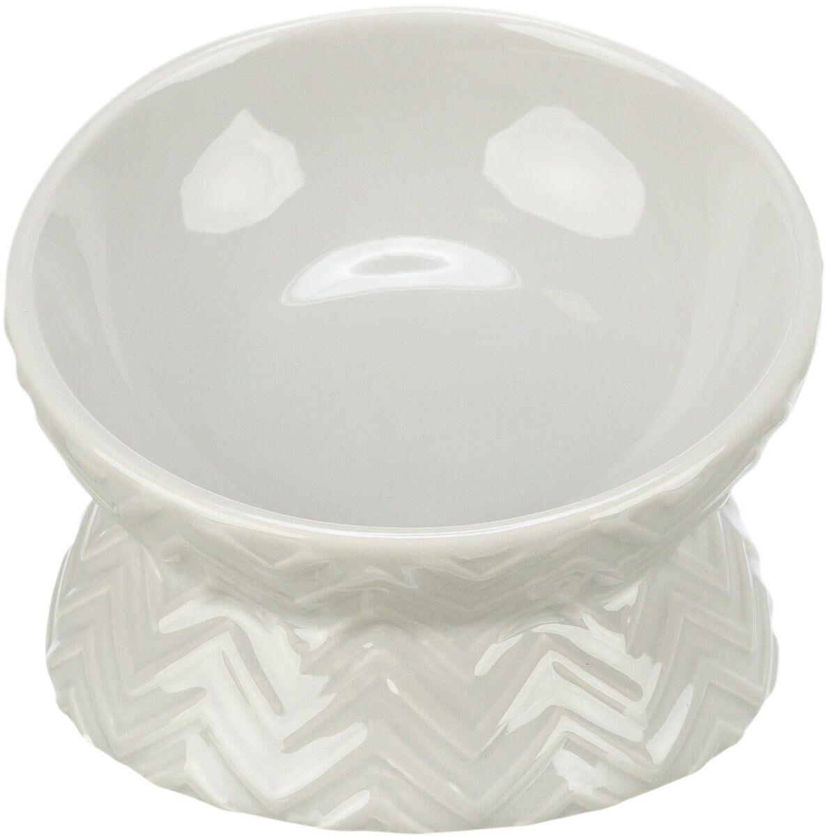 Trixie castron ceramic ridicat ergonomic, 0,15 L, 13 cm
