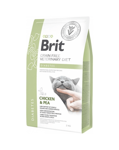Brit Veterinary Diets Cat Diabetes, hrană uscată dietetică