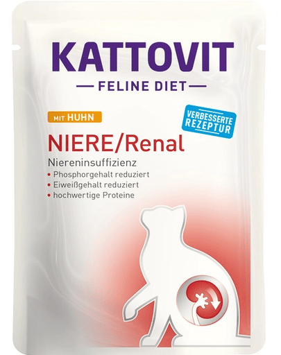 Kattovit Feline Diet Niere/Renal, hrană umedă dietetică