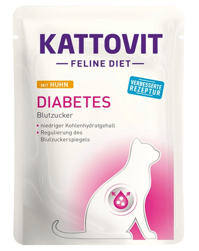 Kattovit Feline Diet Diabetes, hrană umedă dietetică