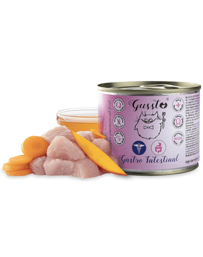Gussto Vet Gastro Intestinal, hrană umedă dietetică