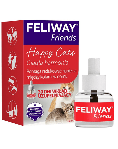 Feliway Friends, rezervă cu feromoni pentru conflicte între pisici