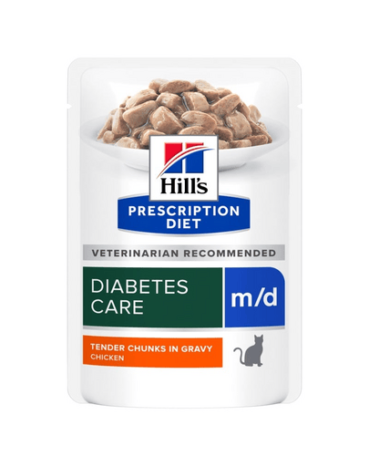Hill's Prescription Diet m/d, plicuri 12 × 85 g