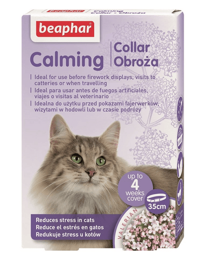 Beaphar Calming Collar, zgardă calmantă pentru pisici, 35 cm