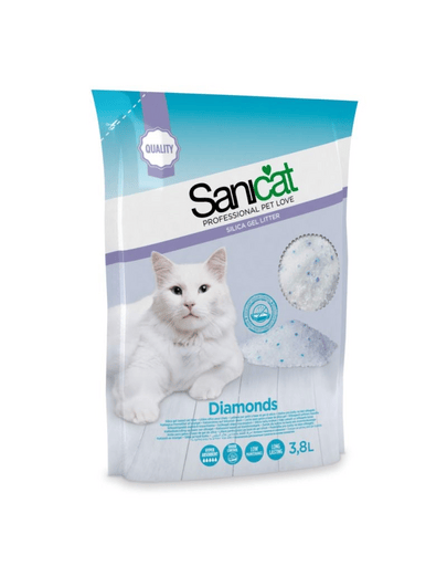 Sanicat Professional Fresh, nisip silicat, 3.8 L