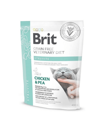 Brit Veterinary Diets Cat Struvite, hrană uscată dietetică