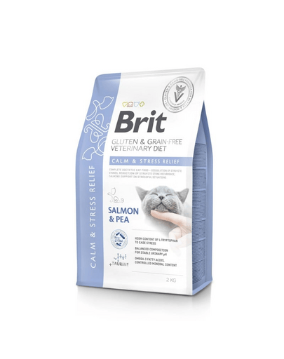 Brit Veterinary Diets Cat Calm Stress Relief, hrană uscată dietetică