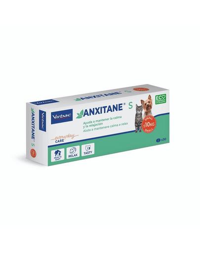 Virbac Anxitane S, supliment calmant, 30 de tablete