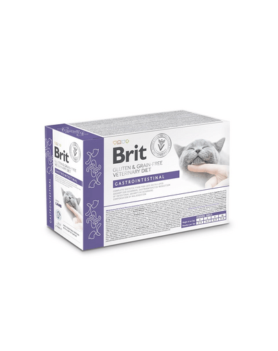 Brit Veterinary Diet Gastrointestinal, fileuri în sos 12 × 85 g
