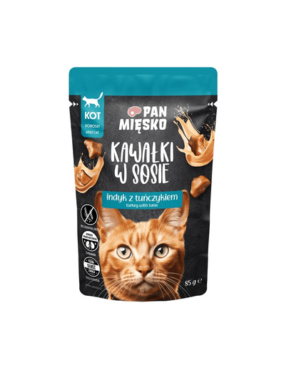 Pan Mięsko, bucăți în sos, plic 85 g