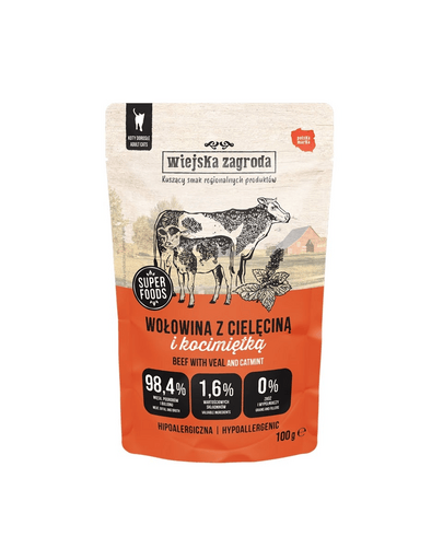 Wiejska Zagroda, pateu la plic 100 g