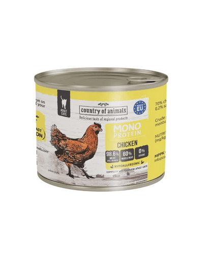 Country of Animals, conservă monoproteică pentru pisici