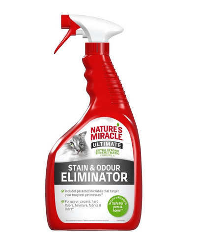 Nature's Miracle Ultimate Cat, soluție enzimatică pentru pete și mirosuri, 946 ml