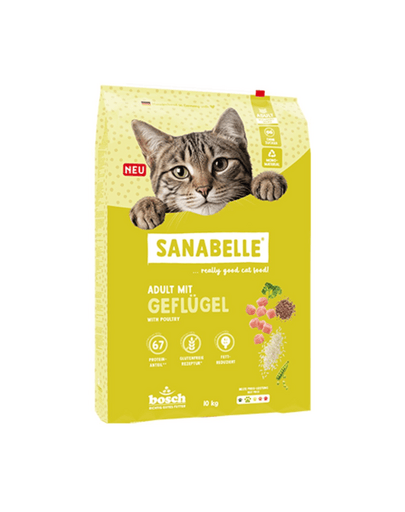 Sanabelle Classic Adult, hrană uscată 10 kg