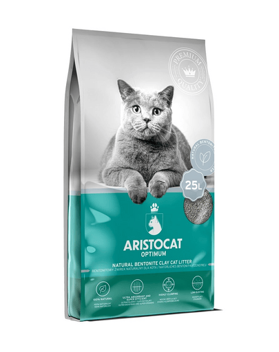 Aristocat Optimum, nisip din bentonită, 25 L