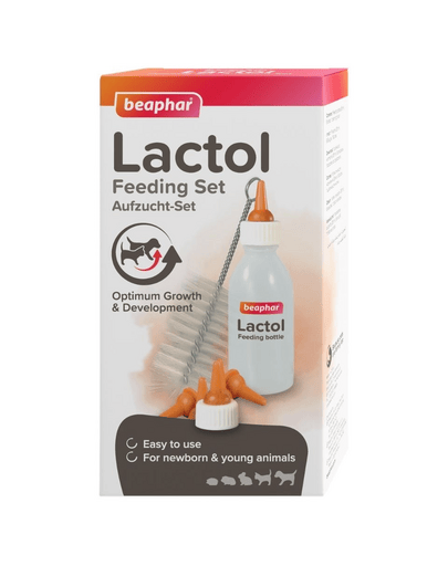 Beaphar Lactol, set de hrănire cu biberon pentru pisoi nou-născuți