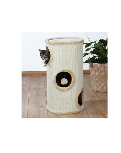 Trixie, tunel din sisal cu orificii, 36 / 70 cm