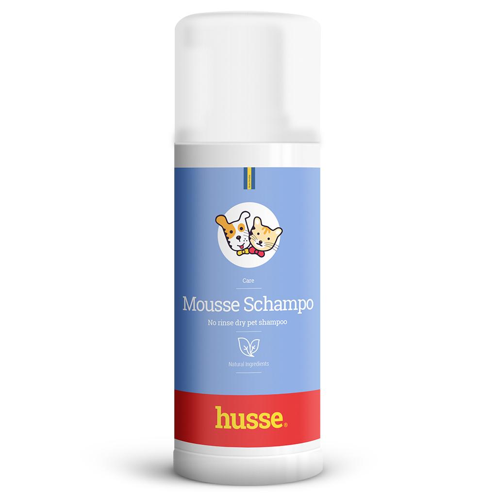 Husse Mousse Schampo, șampon uscat cu aloe vera, 150 ml