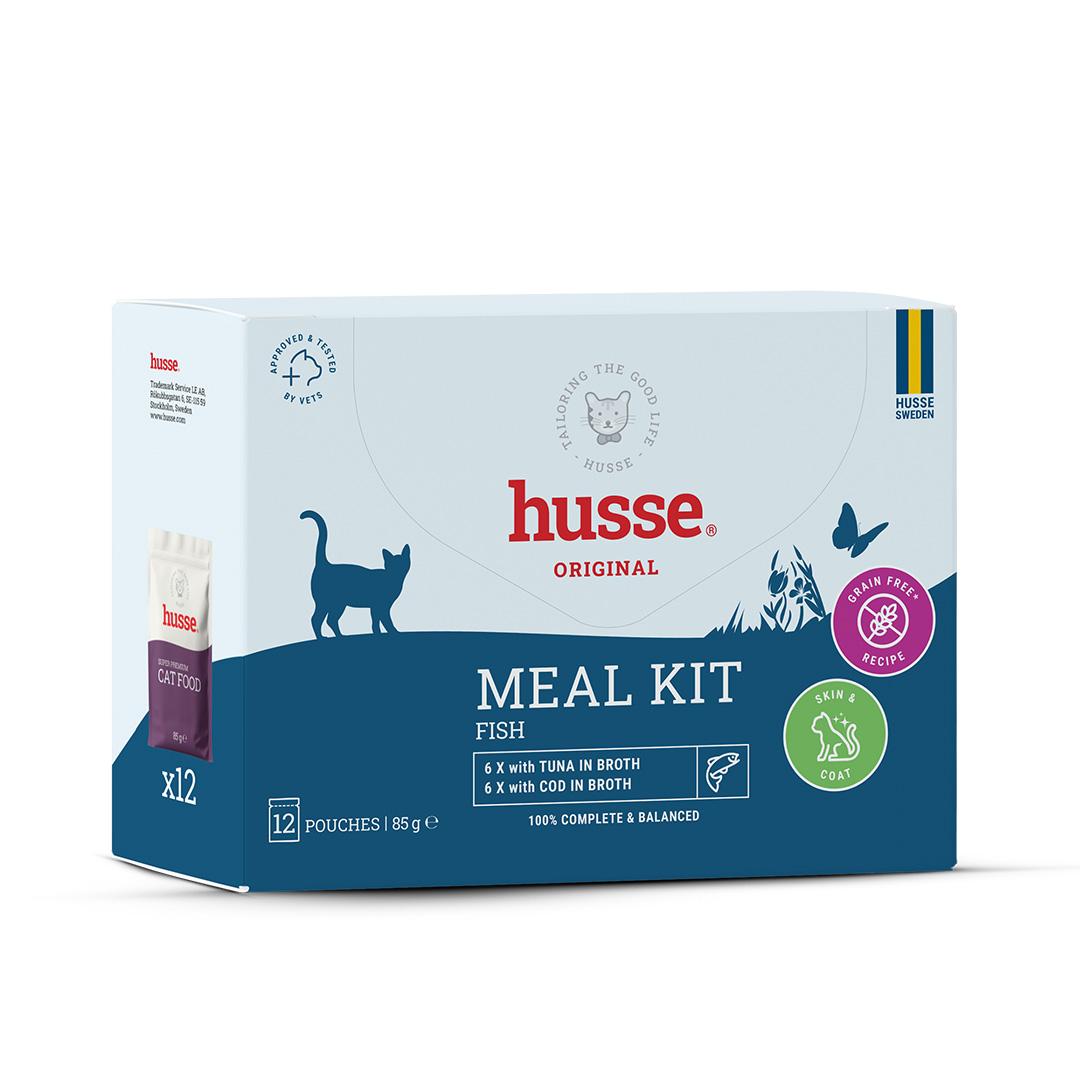 Husse Meal Kit, plicuri 12 × 85 g în supă