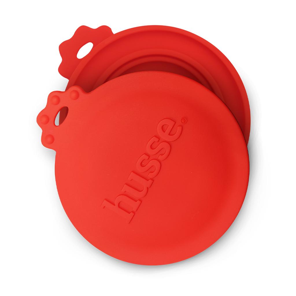 Husse capac dublu din silicon pentru conserve