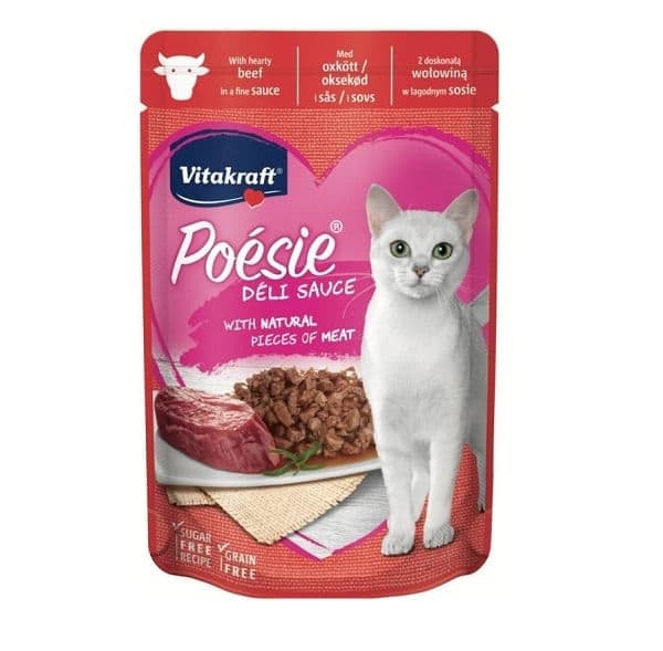Vitakraft Poesie, plic în sos, 85 g