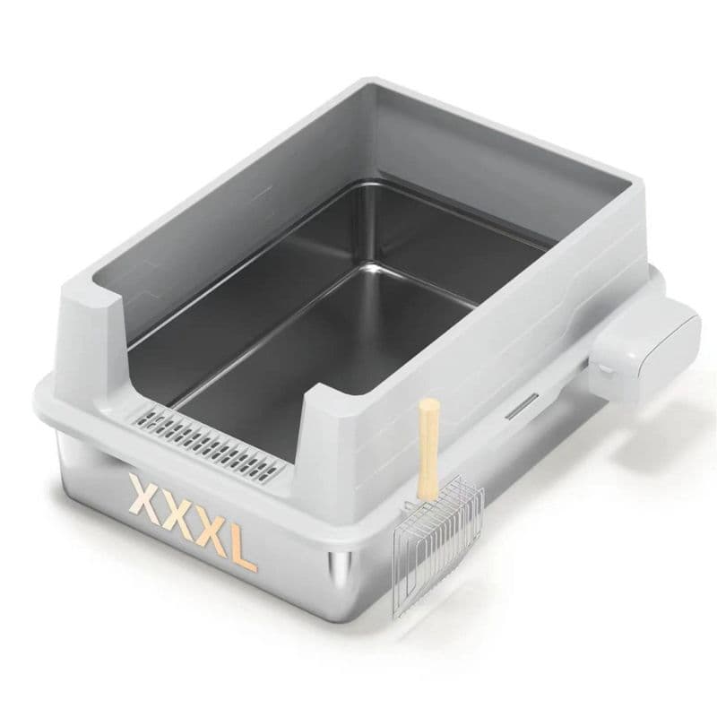 SHAW 3XL cu prag și lopățică, argintiu