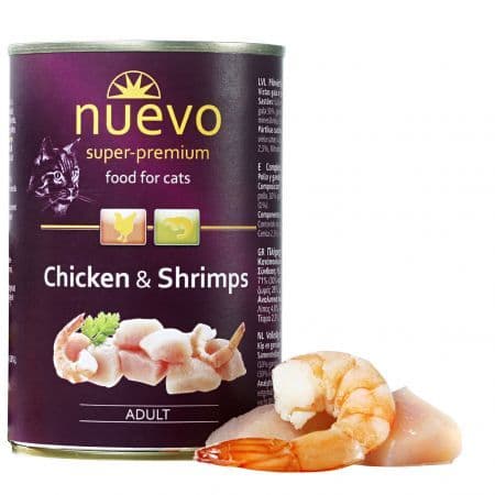 Nuevo Pui și Creveți, conservă, 400 g