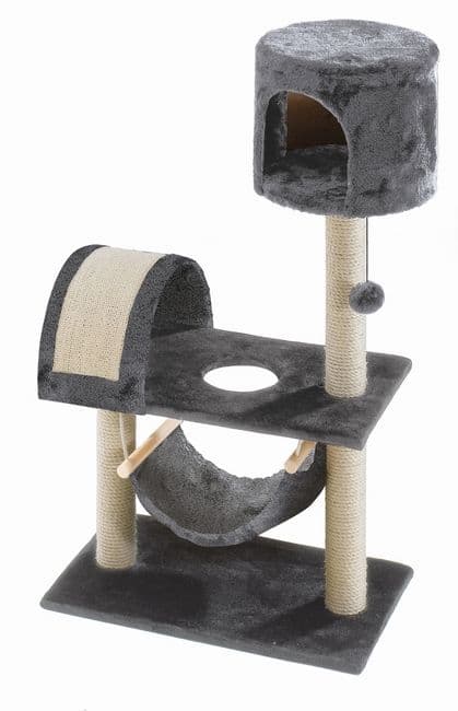 Ferplast PA 4027, ansamblu de joacă, 59 × 34 × 104 cm, gri
