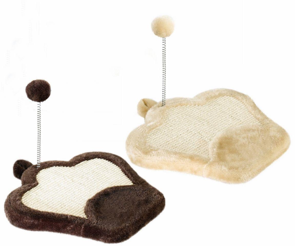 Ferplast PA 5620, zgârietoare lăbuță din sisal cu jucărie, 35 × 33 × 27 cm