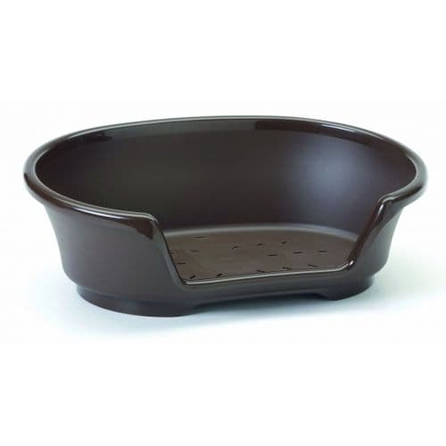 Pet Expert Confort, coș din plastic, 55 × 29 × 19 cm, maro