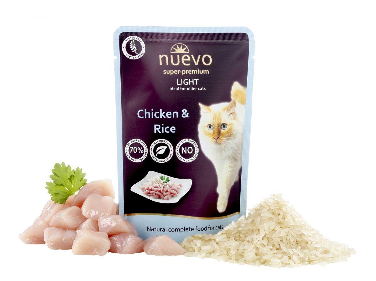 Nuevo Light, Pui și Orez, plic 85 g