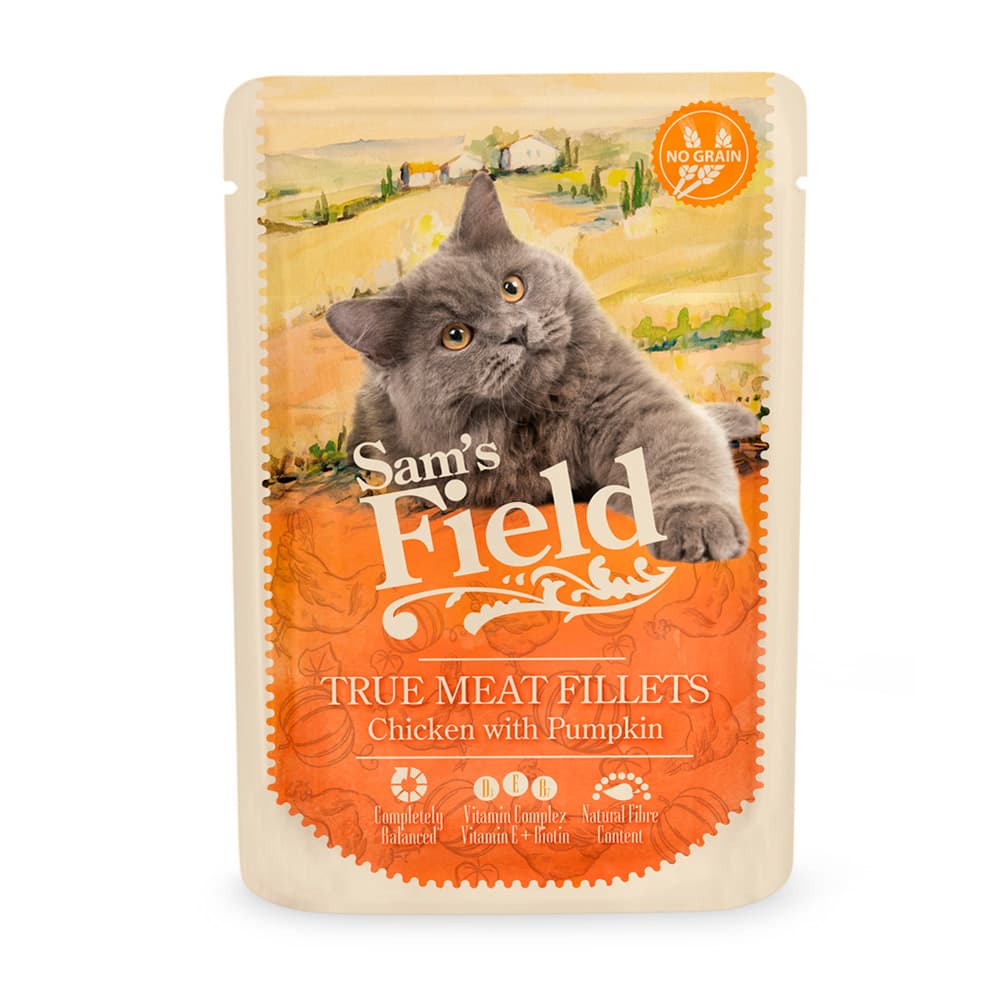 Sam's Field, plic cu file în sos, 85 g