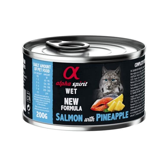 Alpha Spirit, conserve pentru pisici, pachet 4 × 200 g