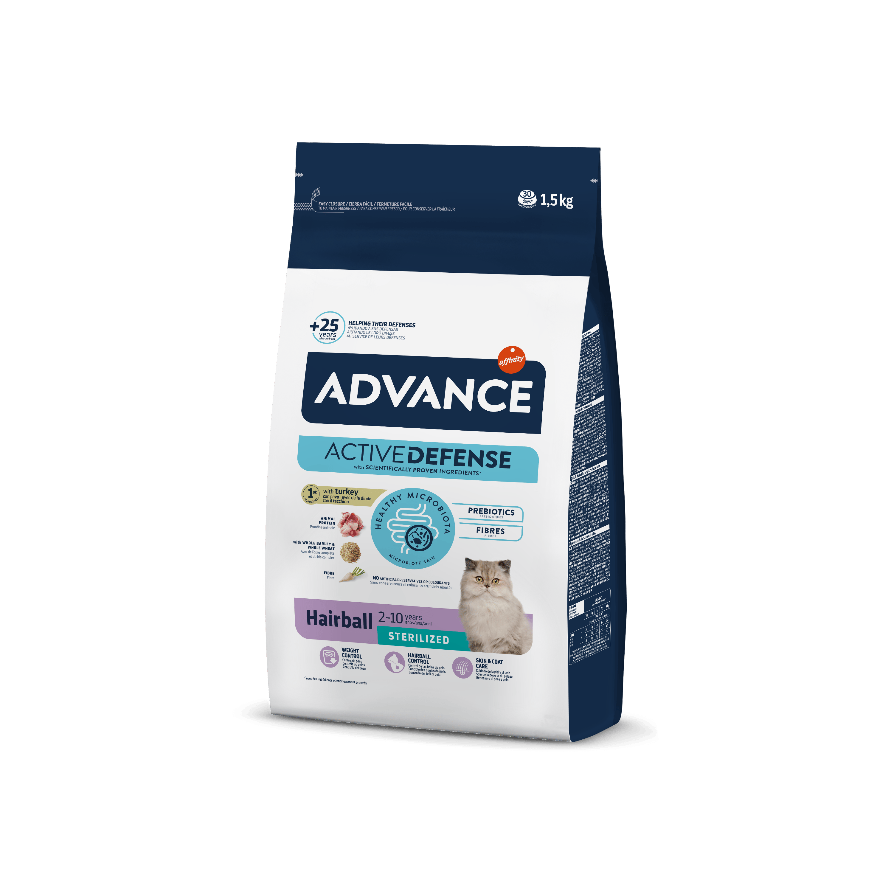 Advance Cat Sterilised Hairball, 1.5 kg