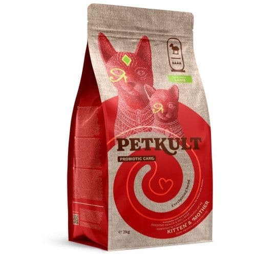 Petkult Probiotic Care Kitten & Mother, cu miel, hrană uscată
