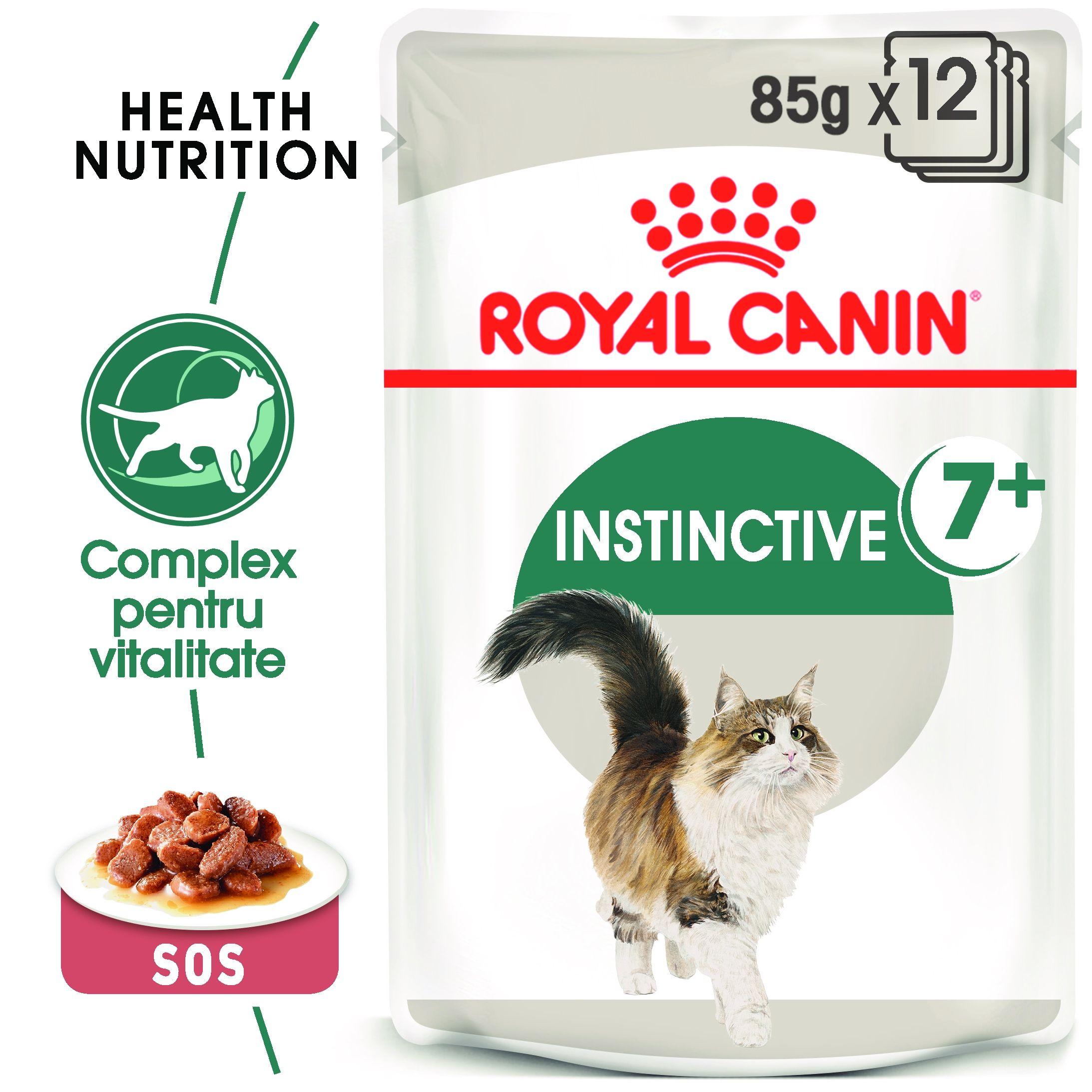 Royal Canin Instinctive 7+, plicuri în sos 85 g