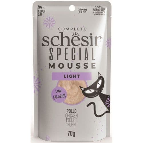 Schesir Special Light, pui, mousse, plic 70 g
