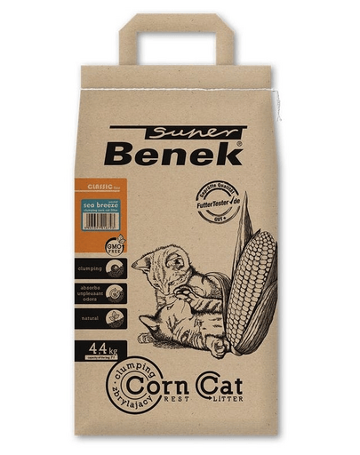 Benek Super Corn Cat, așternut din porumb