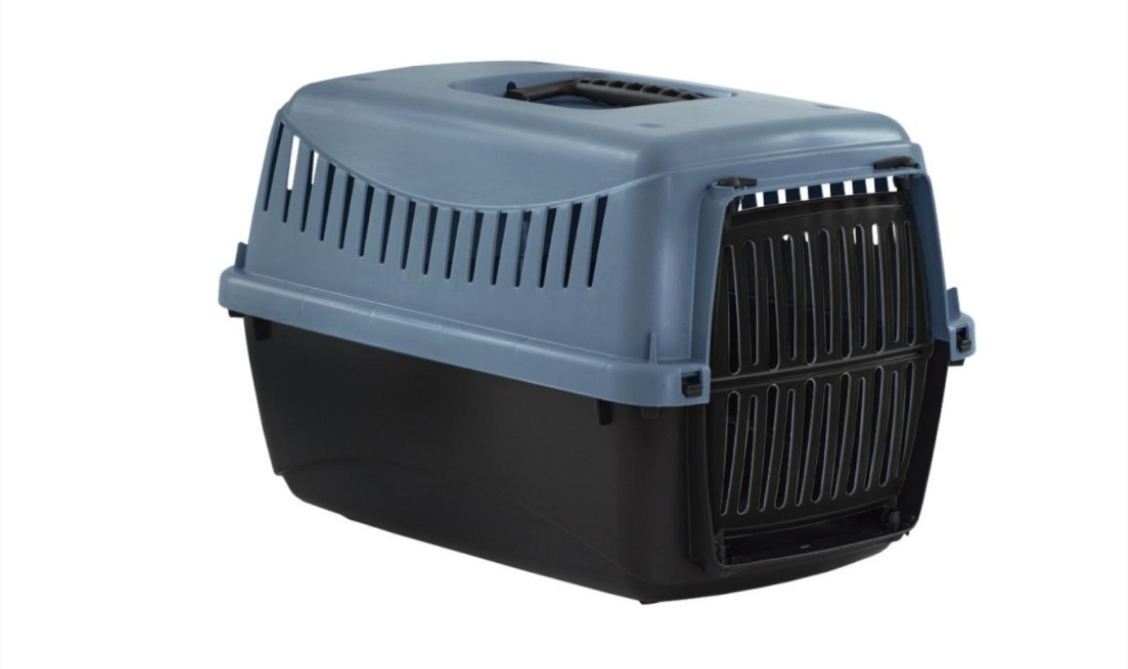 Nayeco Ecoline M, cușcă de transport din plastic reciclat, 46 × 31 × 32 cm