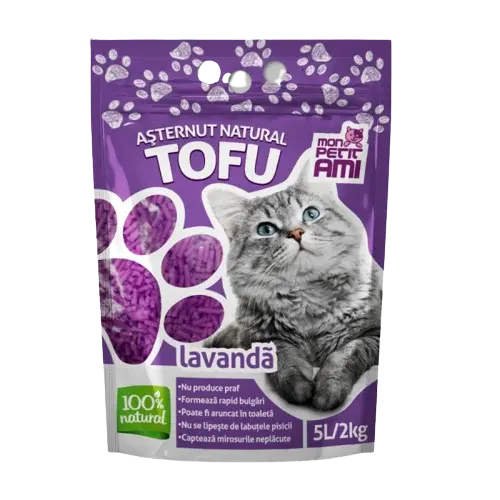 Mon Petit Ami Tofu, așternut igienic biodegradabil