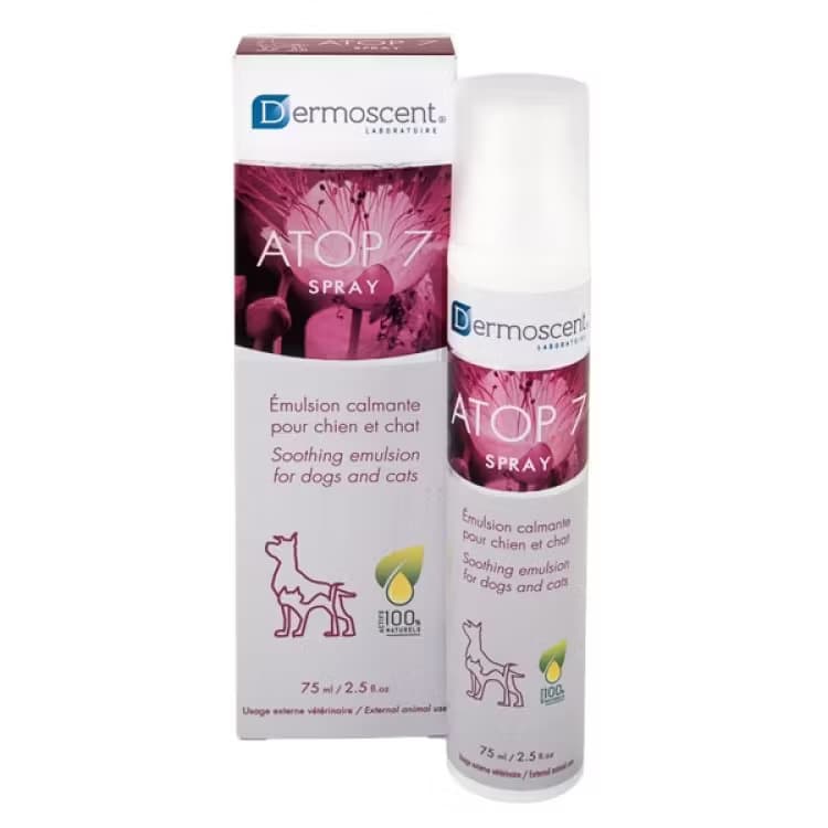 Dermoscent Atop 7, spray calmant pentru piele, 75 ml