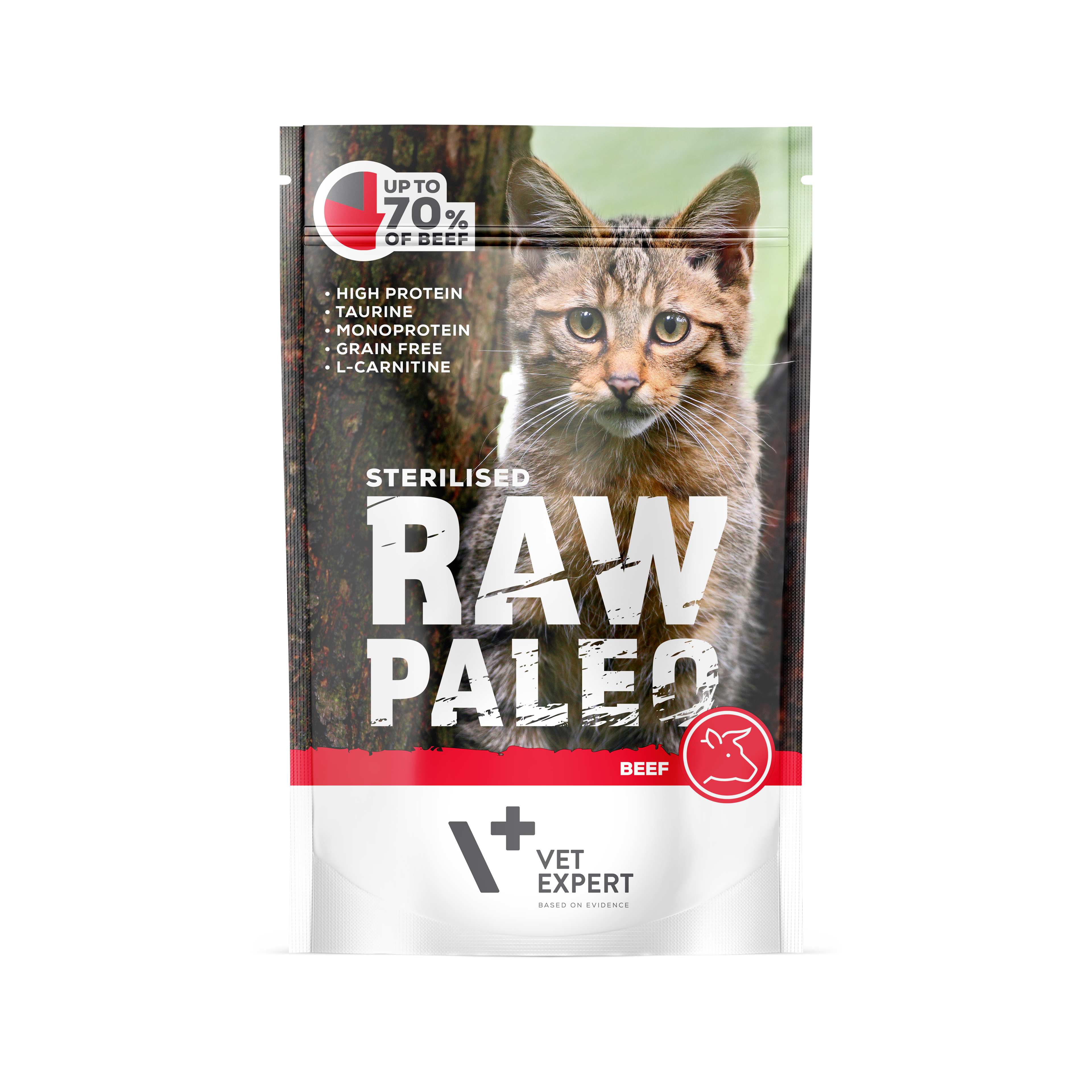 Raw Paleo Cat Sterilised, 100 g