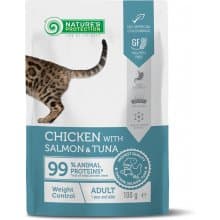 Nature's Protection Weight Control, pui, somon și ton, plic 85 g